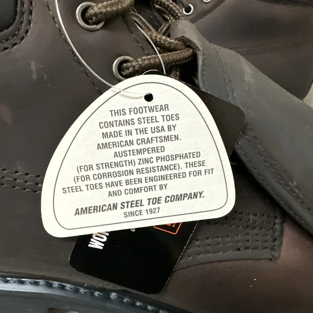 WORX by Red Wing Shoes Boots 5486-1 Steel Toe Electrical Hazard Boots Size 14 M